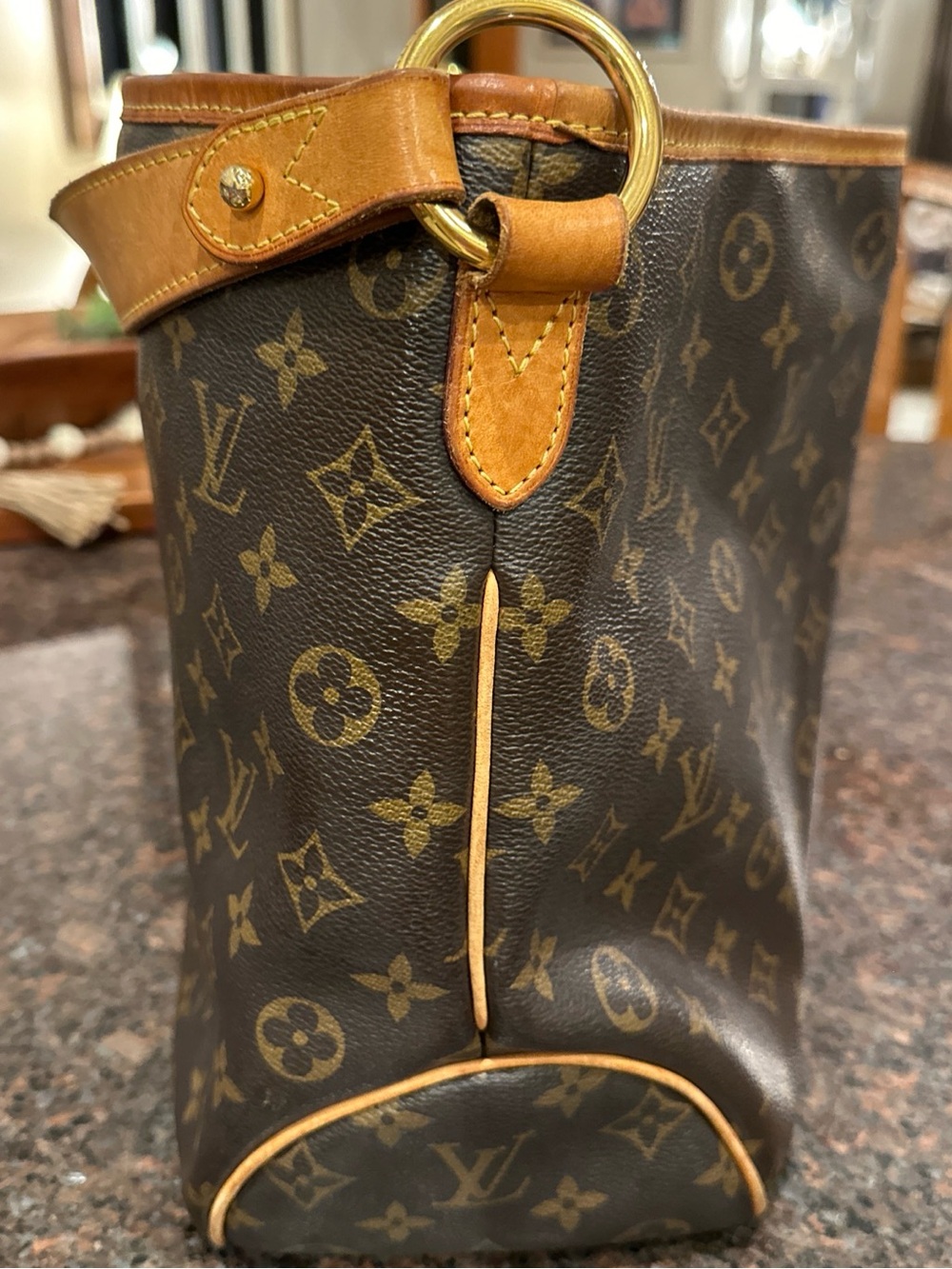 Louis Vuitton Monogram Canvas Shoulder Bag — Brown & Tan - Picture 3 of 14